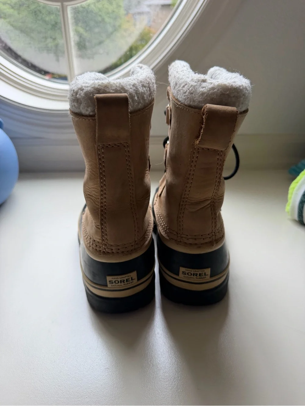 Kids Waterproof Winter Yoot Pac Sorel Boots - Tan and Black